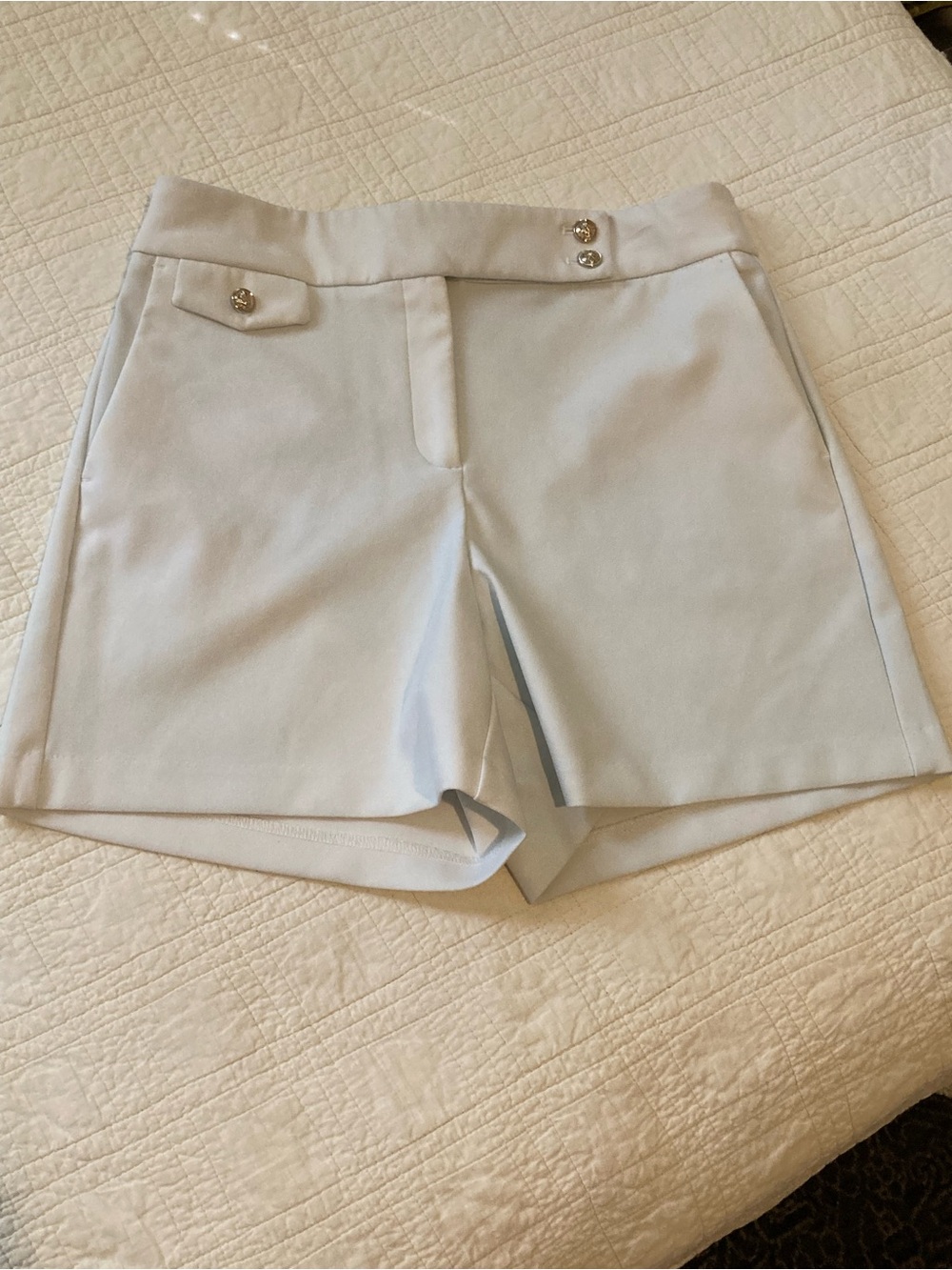Rachel Zoe White Tailored Bermuda Shorts Size 6 GUC